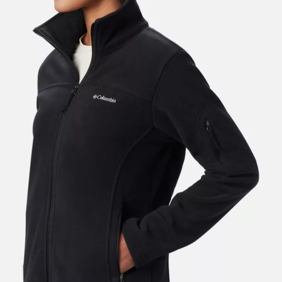 NWOT Columbia Women’s Fast Trek™ II Fleece Jacket (Black) - Picture 4 of 6